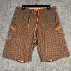 Aftco Board Shorts Mens 32 Swim Trunks Fishing Hybrid Stretch Quick Dry Polyeste